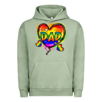 Pigment Oil Green Dad pride Urban Hoodie - FaDigitalArtStudio