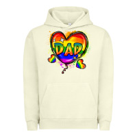 Pigment Pistachio Dad pride Urban Hoodie - FaDigitalArtStudio