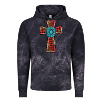 Cloud Black christmas cross Vintage Hoodie - BarkalooDesign