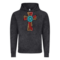 Vintage Black christmas cross Vintage Hoodie - BarkalooDesign