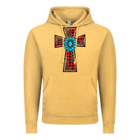 Vintage Mustard christmas cross Vintage Hoodie - BarkalooDesign