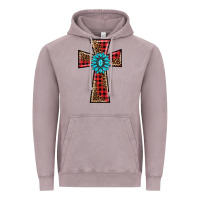 Vintage Zinc christmas cross Vintage Hoodie - BarkalooDesign