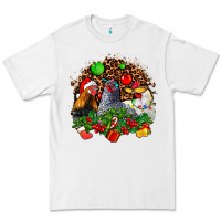 White Christmas party and chickens Premium Tee - AdoDesignShop