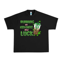 Black iced coffee and luck Urban Heavy Tee - MaliasSmallBusiness