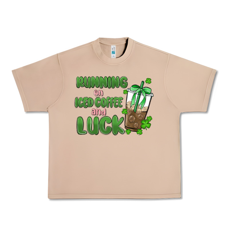 Iced Coffee And Luck Urban Heavy Tee by MaliasSmallBusiness | Teevron
