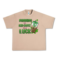 Burro iced coffee and luck Urban Heavy Tee - MaliasSmallBusiness