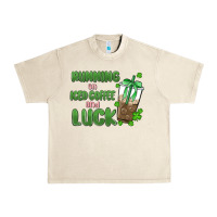 Sandshell iced coffee and luck Urban Heavy Tee - MaliasSmallBusiness