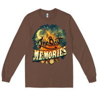 Chestnut camping the best memories Long Sleeve Tee - NancyCooperArtShop