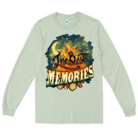 Matcha camping the best memories Long Sleeve Tee - NancyCooperArtShop