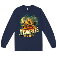 Navy camping the best memories Long Sleeve Tee - NancyCooperArtShop