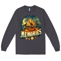Smoke camping the best memories Long Sleeve Tee - NancyCooperArtShop