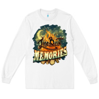 White camping the best memories Long Sleeve Tee - NancyCooperArtShop