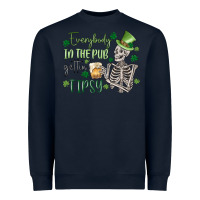 Navy everybody in the pub gettin' tipsy Heavyweight Sweatshirt - MaliasSmallBusiness