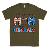 Army Green just a normal mom trying not to raise liberals Classic Tee - MaliasSmallBusiness
