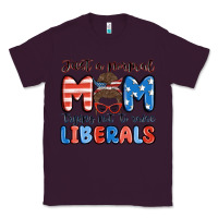 Plum just a normal mom trying not to raise liberals Classic Tee - MaliasSmallBusiness