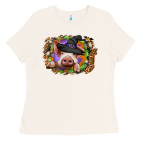 Bone halloween pig Ladies Tee - CowhideDigitalArt