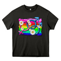Asphalt lgbtq gender bisexuality symbol Heavy Core Tee - HRA Design Shop