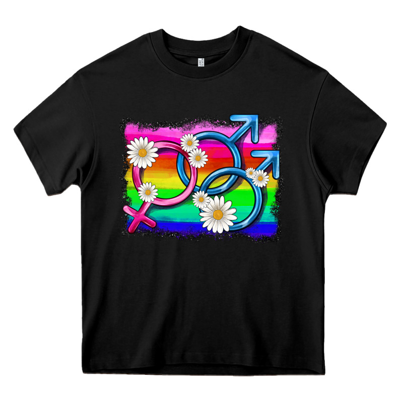 Lgbtq Gender Bisexuality Symbol Heavy Core Tee by HRA Design Shop | Teevron