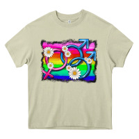 Mossy lgbtq gender bisexuality symbol Heavy Core Tee - HRA Design Shop