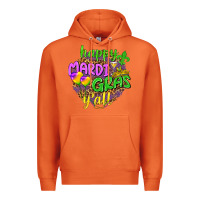 Carrot Love Mardi Gras Y'all Premium Hoodie - HowdyJamesFarm
