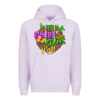Lilac Love Mardi Gras Y'all Premium Hoodie - HowdyJamesFarm