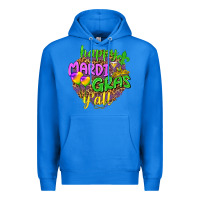 True Royal Love Mardi Gras Y'all Premium Hoodie - HowdyJamesFarm