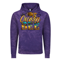 Cloud Purple queen bee Vintage Hoodie - LillyAllenDesigns