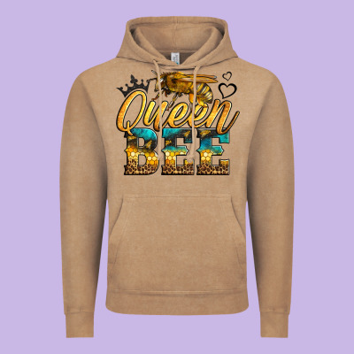 Queen Bee Vintage Hoodie Designed By Lillyallendesigns