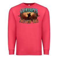 Cardinal Cowboys never die Premium Sweatshirt - HowdyJamesFarm