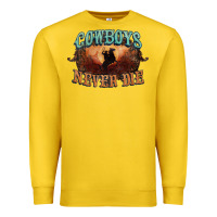 Lemon Cowboys never die Premium Sweatshirt - HowdyJamesFarm