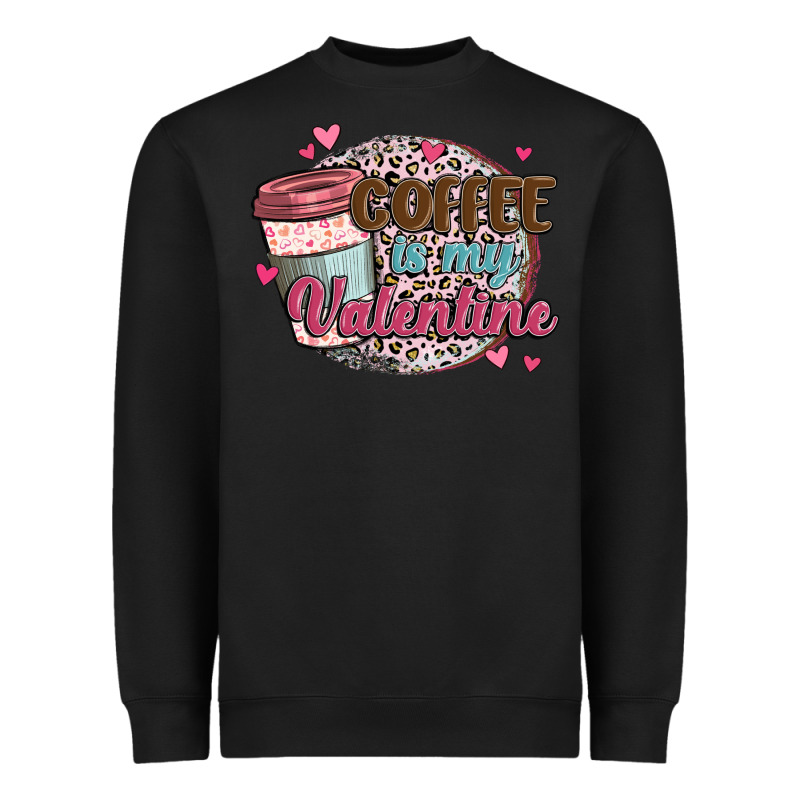 Coffee Is My Valentine Heavyweight Sweatshirt by MaliasSmallBusiness | Teevron