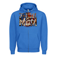 True Royal football mom Zipper Hoodie - Jasminsmagicworld
