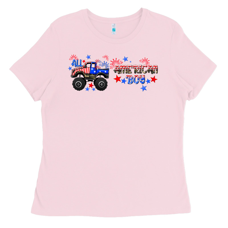All American Boy Libbey Glass Ladies Tee by HRA Design Shop | Teevron