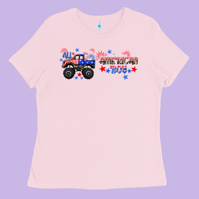 All American Boy Libbey Glass Ladies Tee Designed By Hra Design Shop