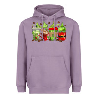 Lavender grinch coffee cups Heavyweight Hoodie - texasbilliewilder