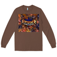 Chestnut tiger america Long Sleeve Tee - NancyCooperArtShop