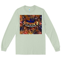 Matcha tiger america Long Sleeve Tee - NancyCooperArtShop