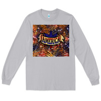 Moon Dust tiger america Long Sleeve Tee - NancyCooperArtShop