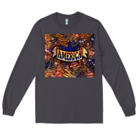 Smoke tiger america Long Sleeve Tee - NancyCooperArtShop
