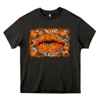 Asphalt fall lips Heavy Core Tee - RacoonDesign