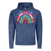 Vintage Denim summer rainbow Vintage Hoodie - NancyCooperArtShop