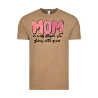Vintage Coffee mom in every season, she shines with grace Vintage Tee - MaliasSmallBusiness