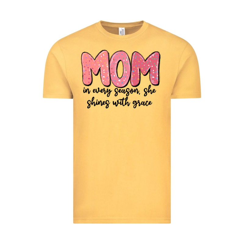 Mom In Every Season, She Shines With Grace Vintage Tee by MaliasSmallBusiness | Teevron