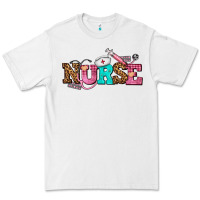 White nurse with nurse element Premium Tee - AdoDesignShop