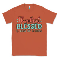 Copper thankful blessed and kind of a mess Classic Tee - MaliasSmallBusiness