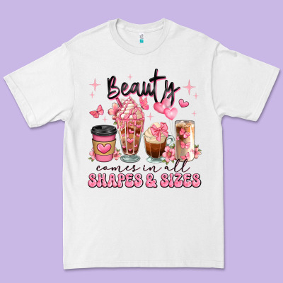 Beauty Comes In All Shapes And Sizes Coffee Cups Premium Tee Designed By Jahusdesignshop