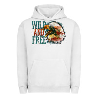Pigment Lunar Rock Wild and free Urban Hoodie - FaDigitalArtStudio