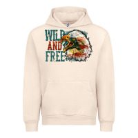 Sandshell Wild and free Urban Hoodie - FaDigitalArtStudio