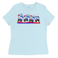 Baby Blue american truck libbey glass Ladies Tee - HRA Design Shop