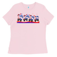 Bubblegum Pink american truck libbey glass Ladies Tee - HRA Design Shop